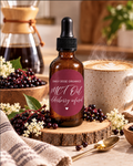 4 oz Elderberry-Infused MCT Oil